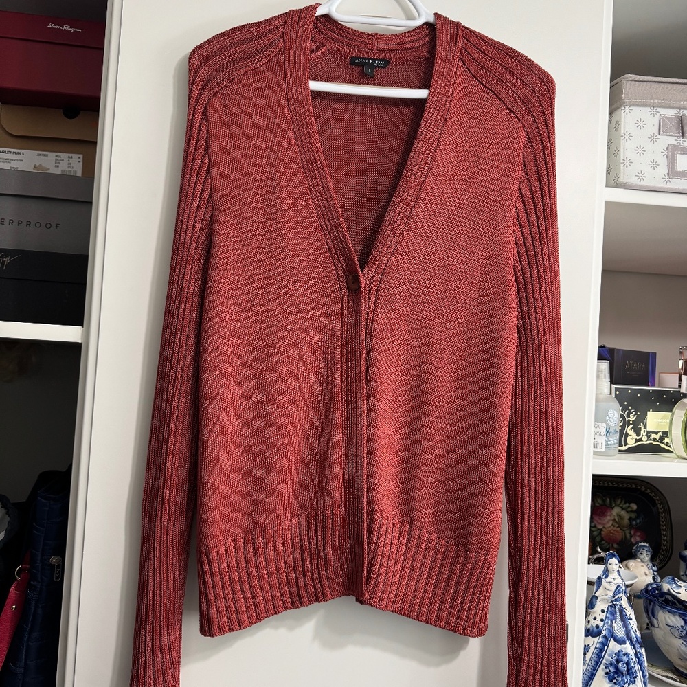 Anne Klein NY, Size L, 96% Rayon, 1% Spandex, 3% Other fiber